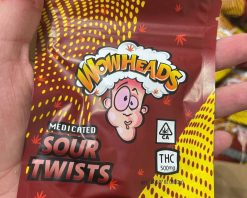 WowHeads Medicated sour Twist Edibles