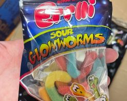 Errlli Sour Glowworms 600mg Edibles