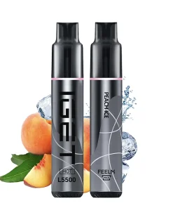Peach Ice – IGET HOT 5500 Puffs
